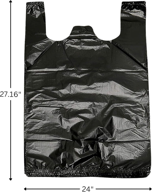 HANDLE TIE FLEX BLACK TALL KITCHEN TRASH BAGS, 13 GALLON, 48 CT