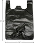 HANDLE TIE FLEX BLACK TALL KITCHEN TRASH BAGS, 13 GALLON, 48 CT