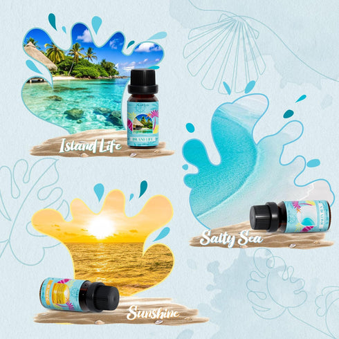 Set, Set Summer Soulorigin Beach Fragrance Oils Essential Oil Gift for Diffuser, Scent Diffuser Oil, Diffuser Scents