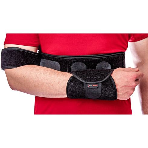 Arm Sling Shoulder Immobilizer Strap-Free Shoulder Sling Immobilizer with Bicep and Wrist