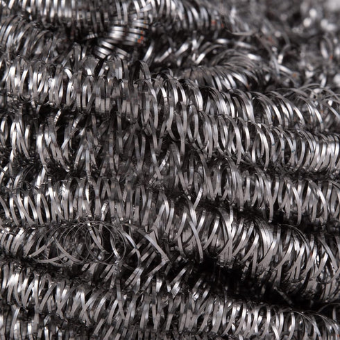 RSVP International Endurance Cleaning Collection - 2 Piece Stainless Steel Scrubbies, Long Lasting, Non-Rusting