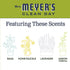 Mrs. Meyer's Clean Day Liquid Dish Soap (Lemon Verbena Scent, 16 oz) - Cruelty Free, Non-Toxic, Pack of 6