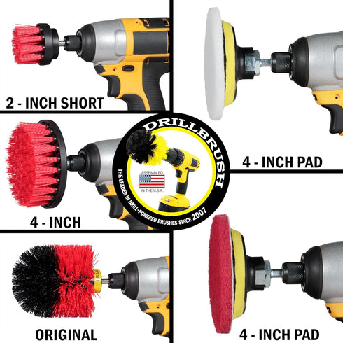 Heavy Duty Nylon Bristle Brush with All Purpose Cleaner Paste, Lemon Lime Scented - Ideal for Deck, Patio, Home Siding,