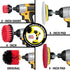 Heavy Duty Nylon Bristle Brush with All Purpose Cleaner Paste, Lemon Lime Scented - Ideal for Deck, Patio, Home Siding,
