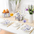 Homlouue 100PCS 3 Purple Lavender Floral Napkins, Ply Disposable Hand Towels for Bathroom, Floral Paper Napkins