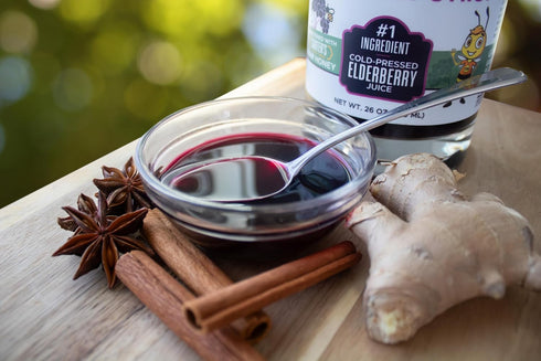Heartland Elderberry Farms Immune 13 oz (375 ml) Heartland Organic Elderberry Syrup - Cold Pressed Elderberry Juice