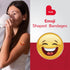 BioSwiss Emoji Shaped Bandages - Fun Self Adhesive Latex Free Sterile Wound Care for Kids, 50 Count First Aid Kit
