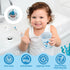 Lily's Home Kids Flashing Timer Toothbrush | Soft Bristles, Light-Up Brushing for Children - Shark Design