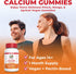 MaryRuth Organics Calcium Supplement | Sugar Free Calcium Gummies for Strong Bones, 60 Count