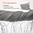 YFONG 2 Pack Microfiber Hair Towel Wrap for Women, Super Absorbent Quick Dry Hair Turban for All Hair Style Anti Frizz, Large Hair Drying Towel with Button