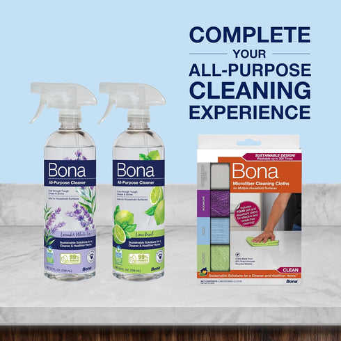 Bona All-Purpose Cleaner - Lavender White Tea Scent, 24 fl oz, Cuts Through Tough Grease & Grime