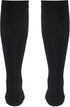 Truform Compression Socks, 15-20 mmHg, Ladies Gym Socks, Knee High, Black, Large