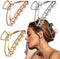 VinBee 3 PACK Large Metal Hair Claw Clips, Hair Catch Barrette Jaw Clamp for Women (4.13 inch)