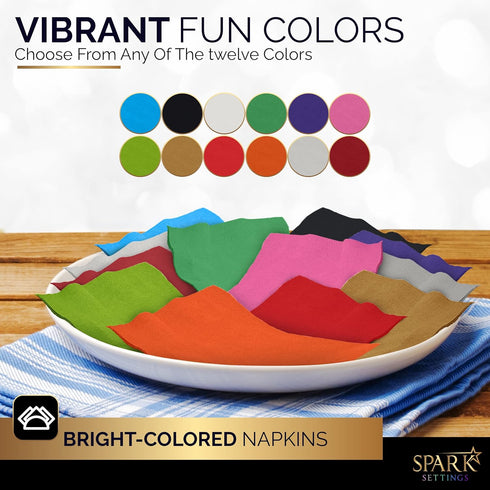 Big Party Pack Caribbean Blue Beverage Napkins, 100 Count - Ideal for Wedding, Party, Birthday, Dinner, Lunch,