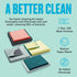 E-Cloth 6-pc Home Cleaning Essentials | Multiple Microfiber Cleaning Cloths for Streak-free Clean Glass, Kitchen, Dust