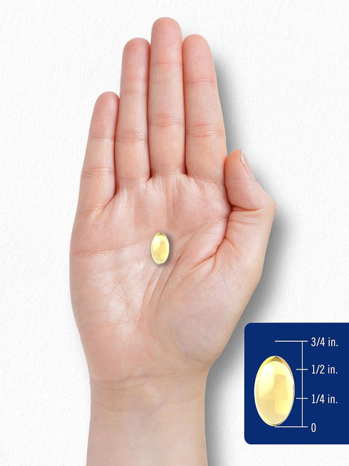 Carlyle Mini Fish Oil Softgels, 2010 mg, 200 Omega-3 Pills, Non-GMO & Gluten Free Supplement