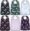 VOPHIA Adult Bibs for Women Washable Bib Reusable Waterproof Clothing Protector with Optional