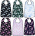 VOPHIA Adult Bibs for Women Washable Bib Reusable Waterproof Clothing Protector with Optional