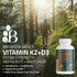 K2 (MK7) D3 2 1 10,000 D3 120 K2 MK-7, 120 Bronson Vitamin with Supplement Extra Strength in Support, IU Vitamin & mcg