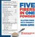 Yerba Prima Daily Fiber Formula - 20 oz Powder - Unflavored, Concentrated Blend of Soluble/Insoluble, Psyllium Seed Husks, Acacia Gum, Apple Fiber for Bulk - Dietary Bulking Supplement - Regularity