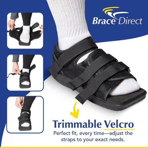 L3260 Immobilizer 6.5-8) Brace Direct Post Op Shoe & Medical Foot Brace Stress Fracture, Broken Toe & Bunion Support