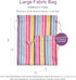 Gather & Knot Drawstring Gift Bags, 20" Large 12" Small Premium Canvas, Reusable Fabric Wrap for Birthdays, Baby Shower