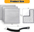 Kit,5 XANGNIER Cast Iron Scrubber Cleaning Pcs Cast Iron Skillet Cleaner Care Kit Tools Accessories