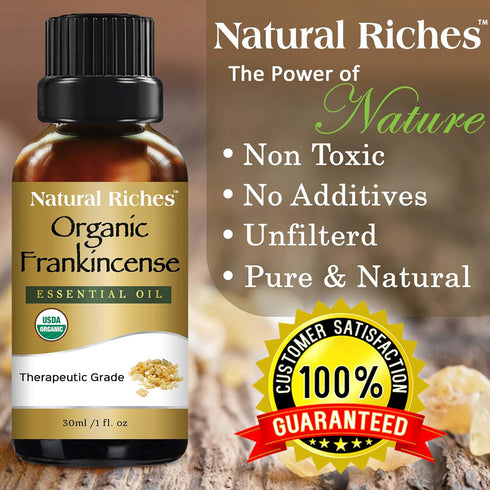 Frankincense Essential Oil - 100% Pure for Aromatherapy and Skin Care