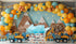 Shimmer 13 Set Packaging Anna Shine Large Construction Vehicles Birthday Gift Bag Trucks, Tractors & Cranes Design