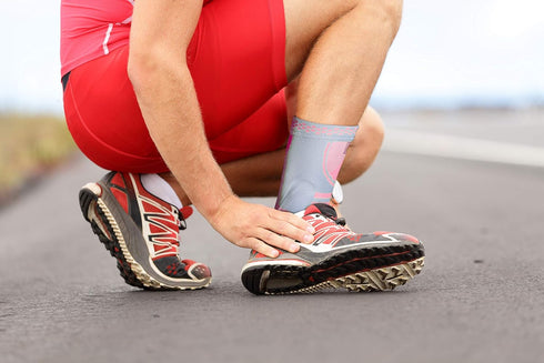 Doctor Developed Ankle Brace/Compression Sleeve/Ankle Support with Silicon Gel Pad for Foot Support - Doctor Written