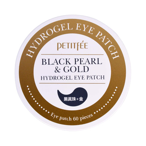 Petitfee Black Pearl & Gold Hydrogel Eye Patch, 60 Pieces, 2.96 oz (84 g)