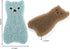 Kitchen Scrub Sponges Non-Scratch Multi-Use Heavy Duty Scrub Sponge for Dishes Pots and Pans Three-Layer Cat Shape Cleaning Sponge(4pack) (cat) by AIQIBAO