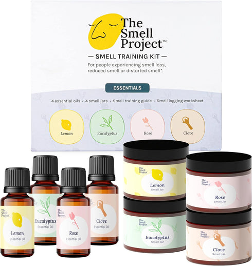 The Smell Project Smell Training Kit - Olfactory Training Kit with 10ml Real Essential Oils