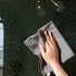 6 Pack Microfiber Glass Cleaning Cloth: 16 Inch X 16 Inch, Lint Free for Quickly Cleaning Windows, Glasses, and Mirrors