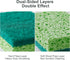 JOYMOOP Clean Sponges,Dual-Sided Non-Scratch Soft Scrub Dish Sponges, Safe for Non-Stick Cookware, Kitchen and Household Cleaning, Pack of 6 Scrubbing Sponges by JOYMOOP