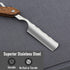 Professional Straight Razor with Strope - Premium Stainless Steel Shaver for Men Home & Salon Grooming
