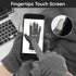 Segbeauty 6 Pairs Cotton Gloves Touchscreen, Hand Moisturizing Gloves Overnight for Women, Finger Touch Screen Moisturizer Gloves for Dry Hand, Non-Slip Cotton Work Gloves Lotion Gloves Gray