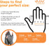 Brownmed IMAK Compression Arthritis Gloves, Fingerless Support for Men & Women, Grey, X-Small