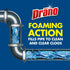 Drano Dual-Force Foamer Drain Clog Remover and Cleaner, 17 oz for Shower or Sink Drains