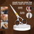 Ruvanti Hair Cutting Scissors, Professional Barber Premium Shears, Sharp Stainless Steel Blades, Comfortable Grip