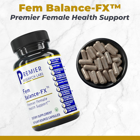 Fem Balance-FX 60 Capsules - Vegan Comprehensive Formula for Premier Female Health Support