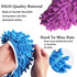 6 Pcs Shoes Cover Duster, Microfiber Dust Mops, Reusable Mop Slippers, Multi Purpose Floor Cleaning Shoes, Feather Duster for Bathroom, Office, Kitchen, House Cleaning (3 Pairs)