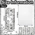 Zonon 16 50 Pcs Vintage Floral Round Tissues Box Car Holder with Facial Tissue Bulk Black Flower Travel Tubes for Car
