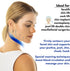 Post Surgery Neck and Chin Compression Garment Wrap Bandage, Jowl Tightening, Neck Coverage, Chin Lifting Strap (M)