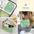 STARDW Aesthetic Cute Makeup Bag, Large Capacity Skincare Bag, Travel Toiletry Bag, Makeup Organizer Zipper Pouch