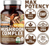 N1N Premium Mushroom Complex with Reishi, Lions Mane, Cordyceps, 60 Veg Caps for Health