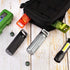 Patelai 4 Pieces Portable Pill Case, Waterproof EDC Container for Travel, Aluminum Pill Bottle Keychain Holder