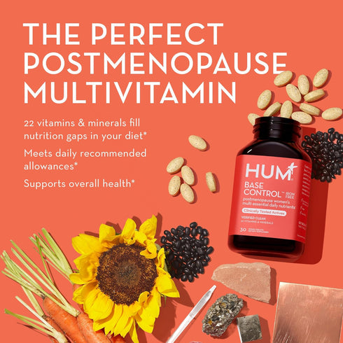 HUM Base Control - Daily Women's Minerals with B Complex, Vitamin C, 22 Micro-Nutrients
