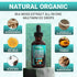 Clean Nutraceuticals Sea Moss Liquid Drops Supplement with Black Seed Oil Ashwagandha Burdock Root & Bladderwrack - Multimineral Organic Non-GMO Vegan for Gut Heath Skin Immune Support Hair