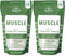 Village Naturals Therapy Muscle Foaming Epsom Soak, Eucalyptus Mint Scent, 36 oz, Pack of 2
